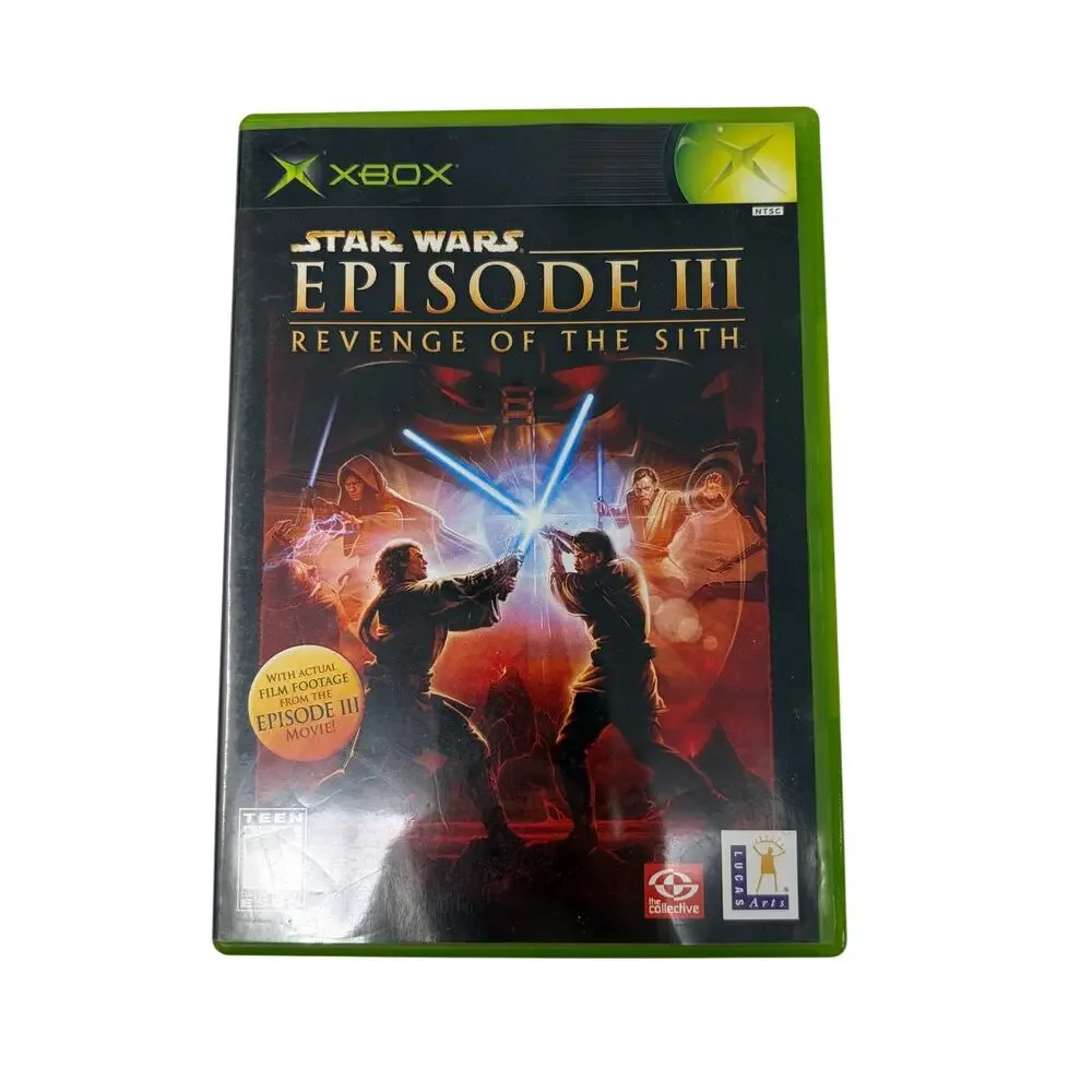 Star Wars Episode III Revenge of the Sith Original Xbox Video Game